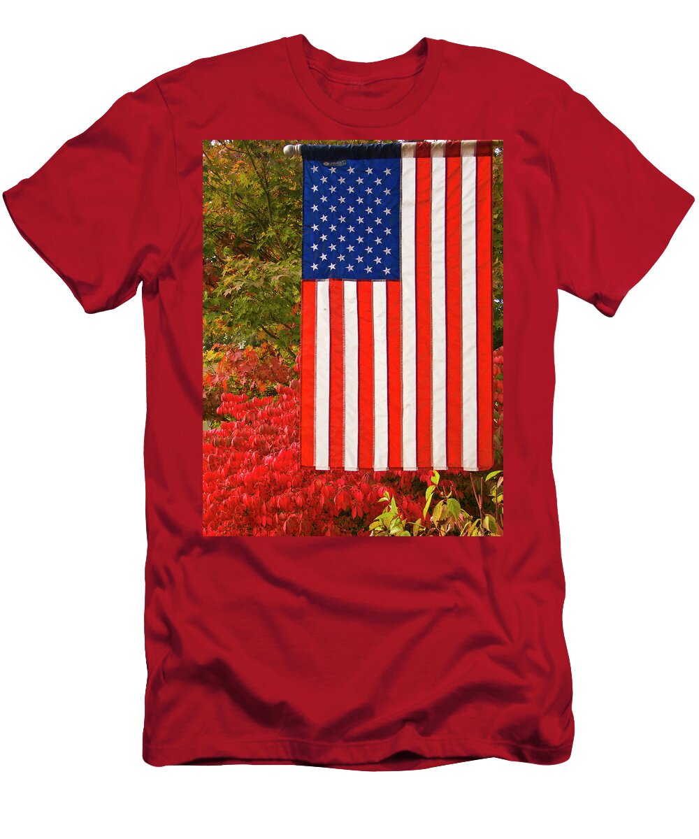 Ron Roberts T-Shirt featuring the photograph Old Glory by Ron Roberts