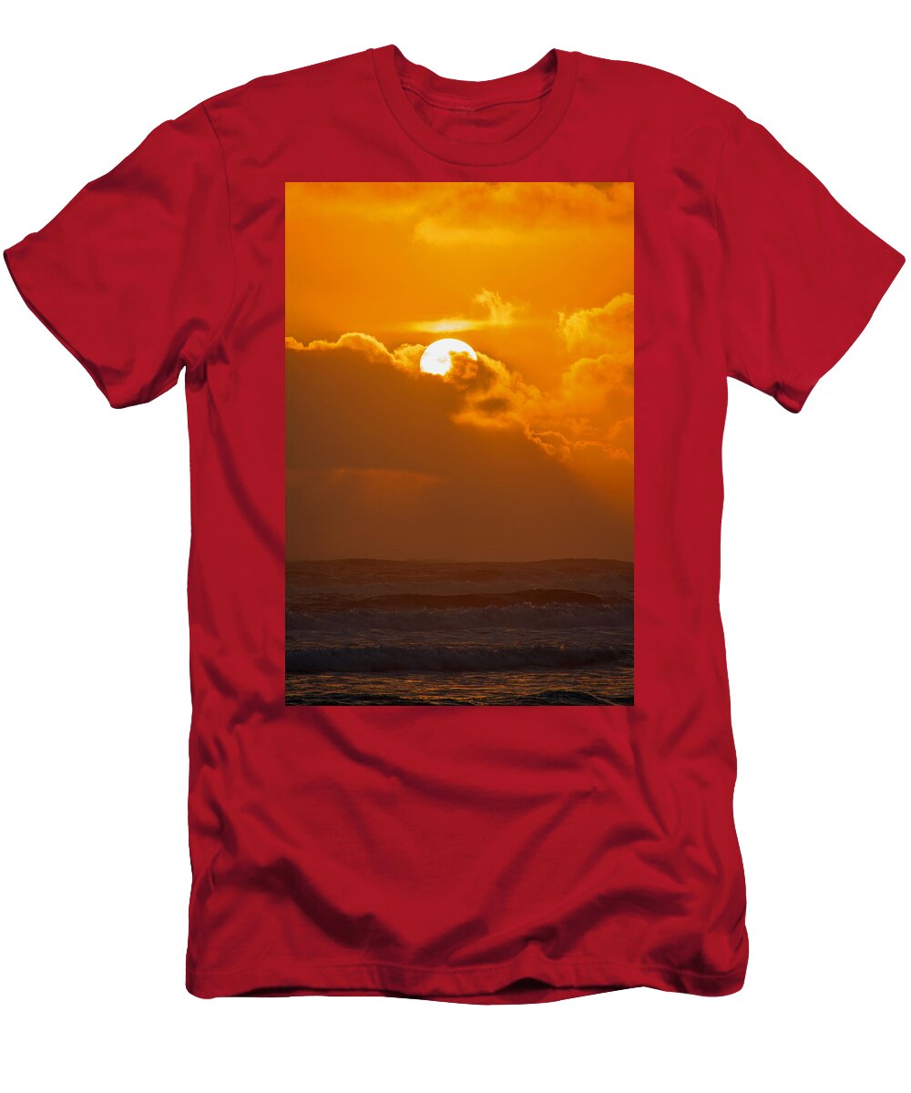 Pacific Storm T-Shirt featuring the photograph Pacific Storm by Tikvah's Hope