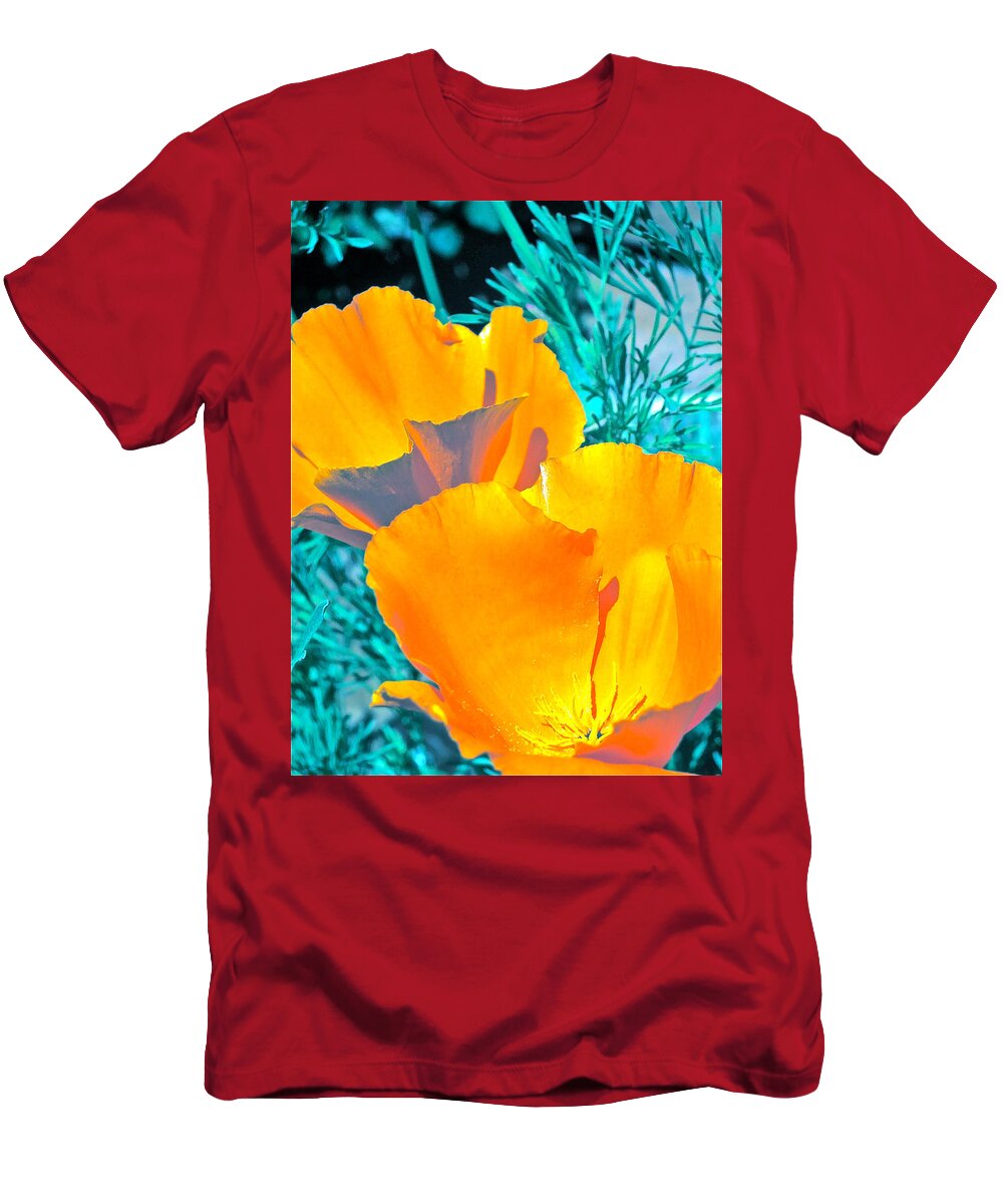 Poppies T-Shirt featuring the photograph Poppy 4 by Pamela Cooper