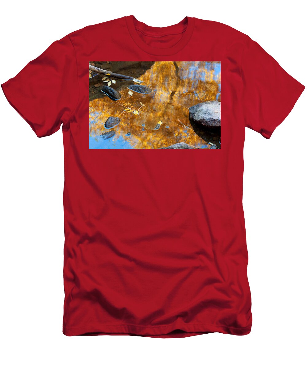Autumn Colors T-Shirt featuring the photograph The Melting Pot by Jim Garrison