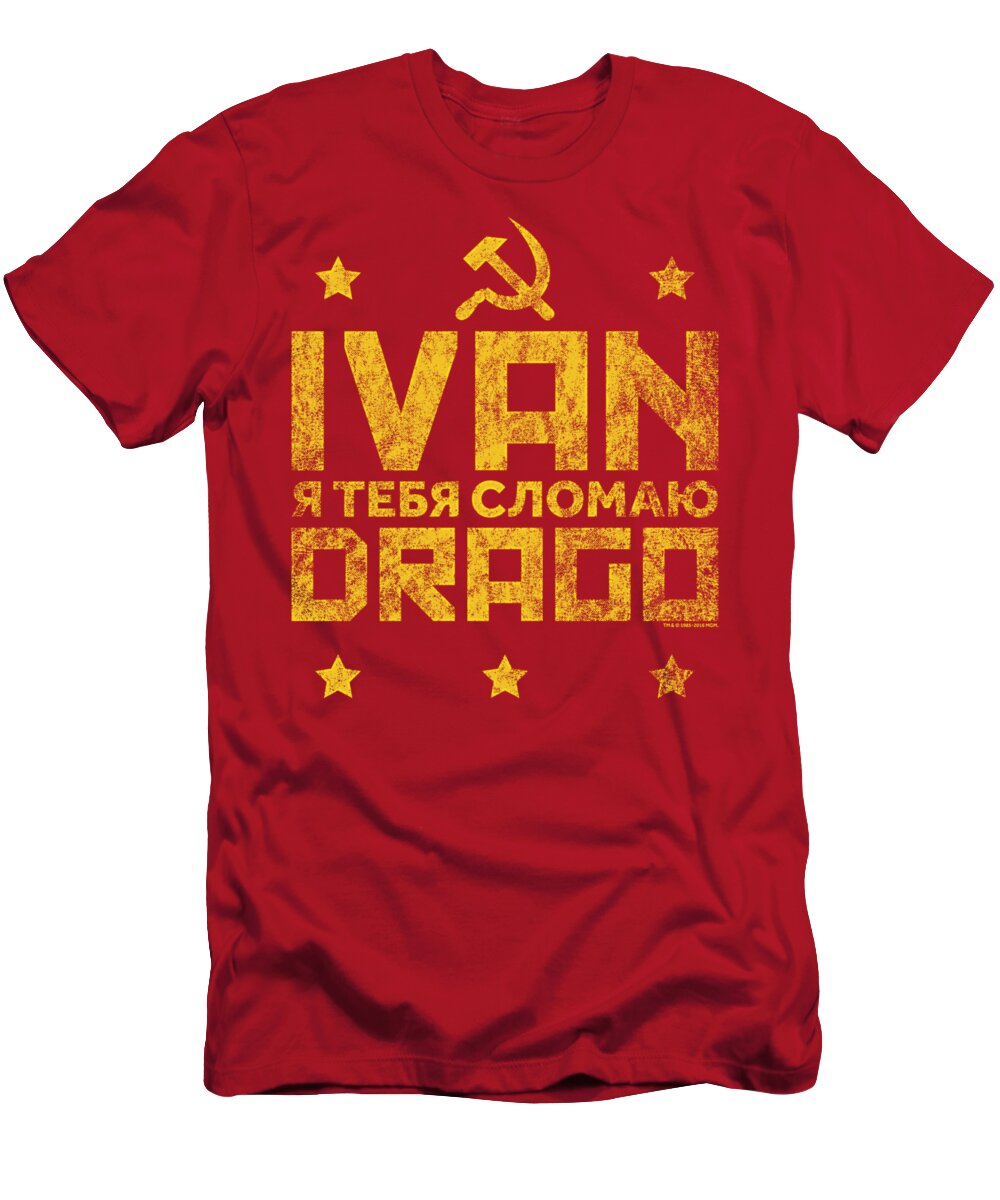  T-Shirt featuring the digital art Rocky Iv - Drago Break by Brand A