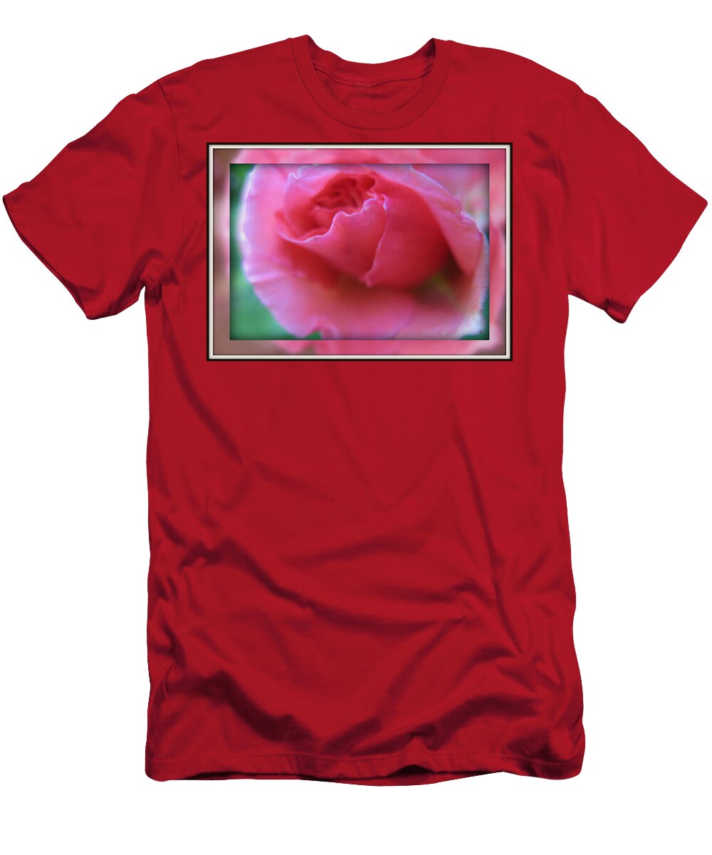 Rose T-Shirt featuring the photograph Romantic Rose by Charmaine Zoe