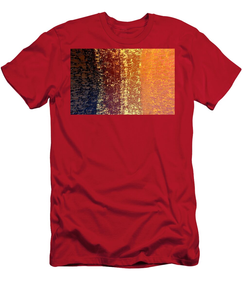 Rush T-Shirt featuring the painting Rush Hour by Linda Bailey