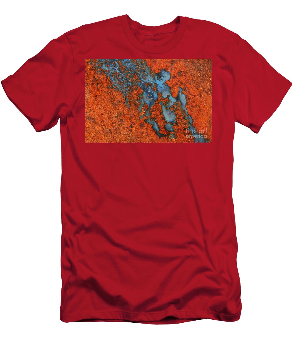 Rust T-Shirt featuring the photograph Rust Abstract 2 by Vivian Christopher