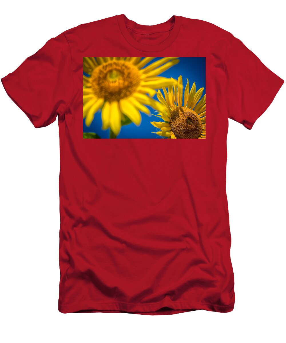 Sunflowers T-Shirt featuring the photograph Some Flowers by James Meyer