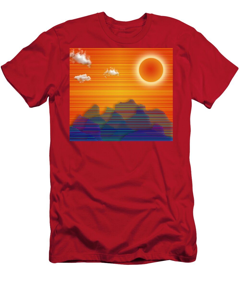 Southwest T-Shirt featuring the digital art Southwestern by Bruce Rolff