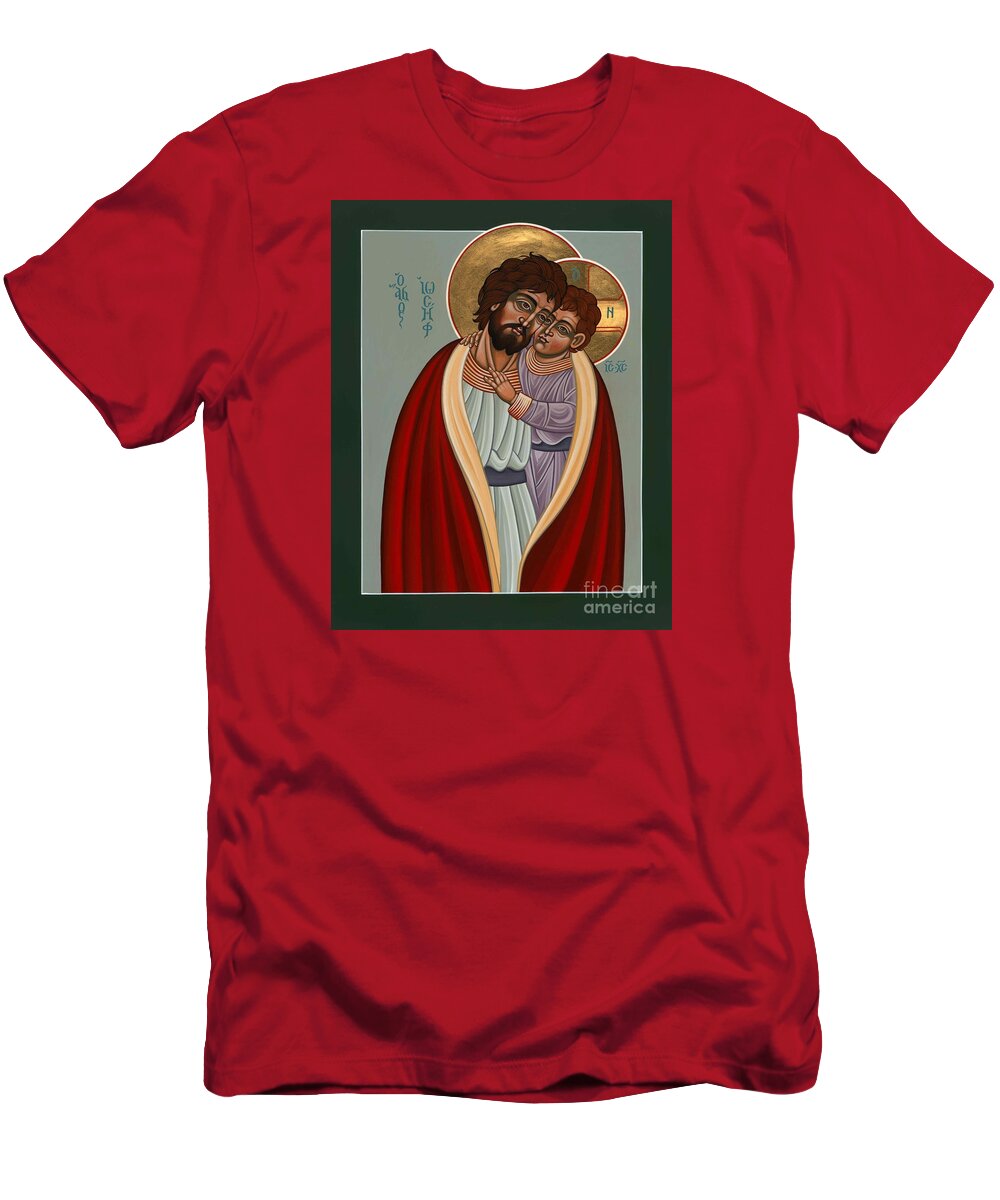 St. Joseph And The Holy Child T-Shirt featuring the painting St. Joseph and the Holy Child 239 by William Hart McNichols