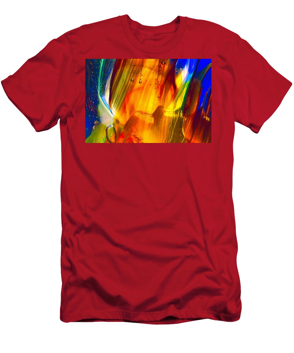 Abstract T-Shirt featuring the photograph Sunrise by Omaste Witkowski