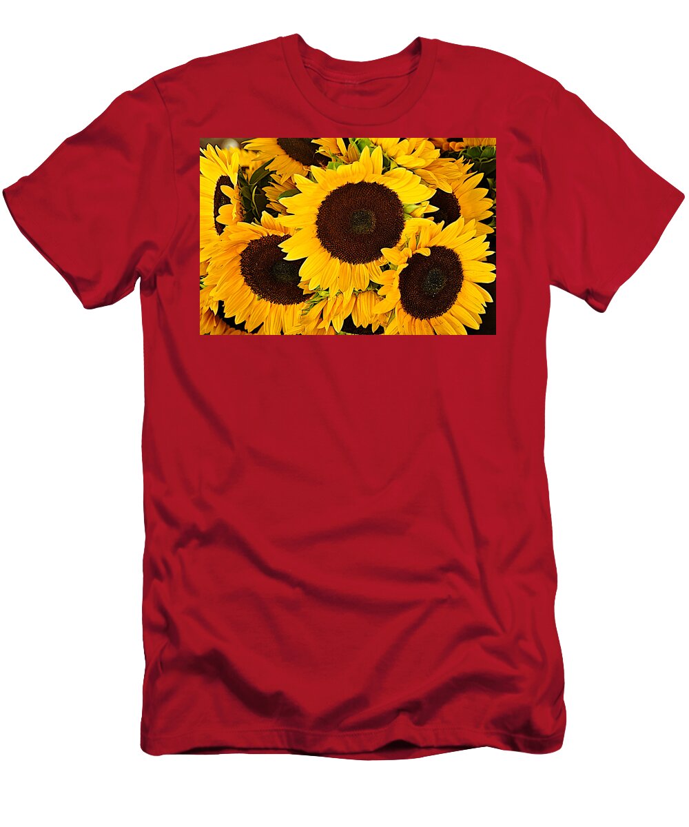 Photograph T-Shirt featuring the photograph Sunshine Petals by Richard Gehlbach