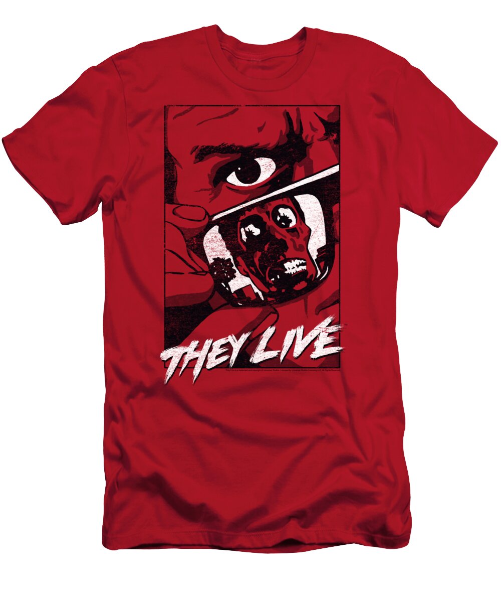  T-Shirt featuring the digital art They Live - Graphic Poster by Brand A