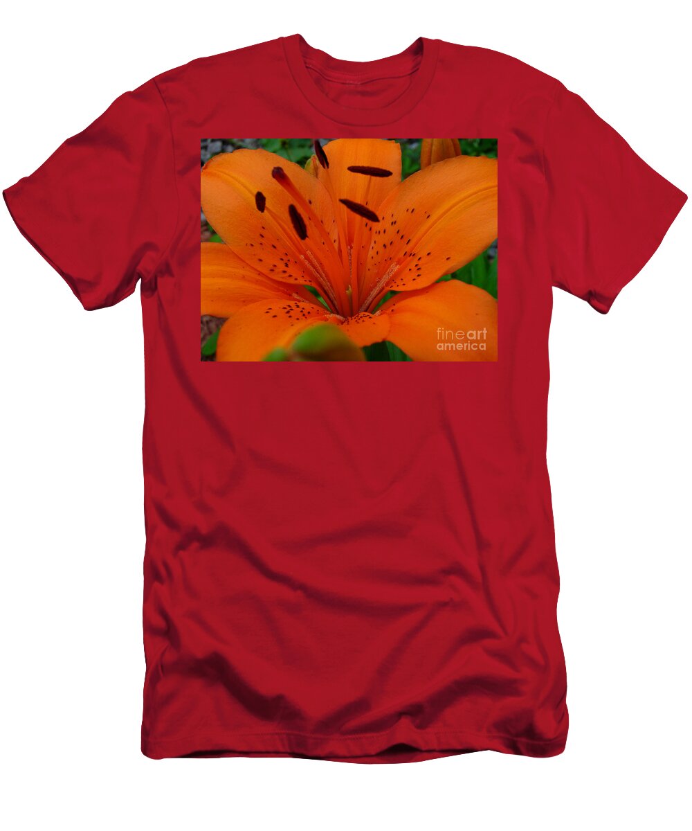 Nature/flowers T-Shirt featuring the photograph Tiger Lily by Bianca Nadeau