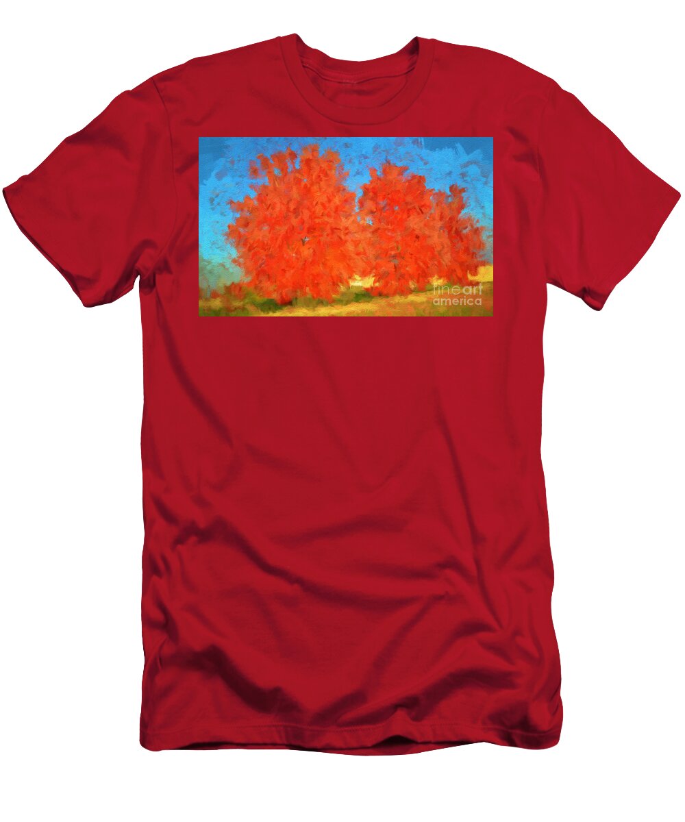 Illinois T-Shirt featuring the photograph Tree - Autumn Wonder - Luther Fine Art by Luther Fine Art
