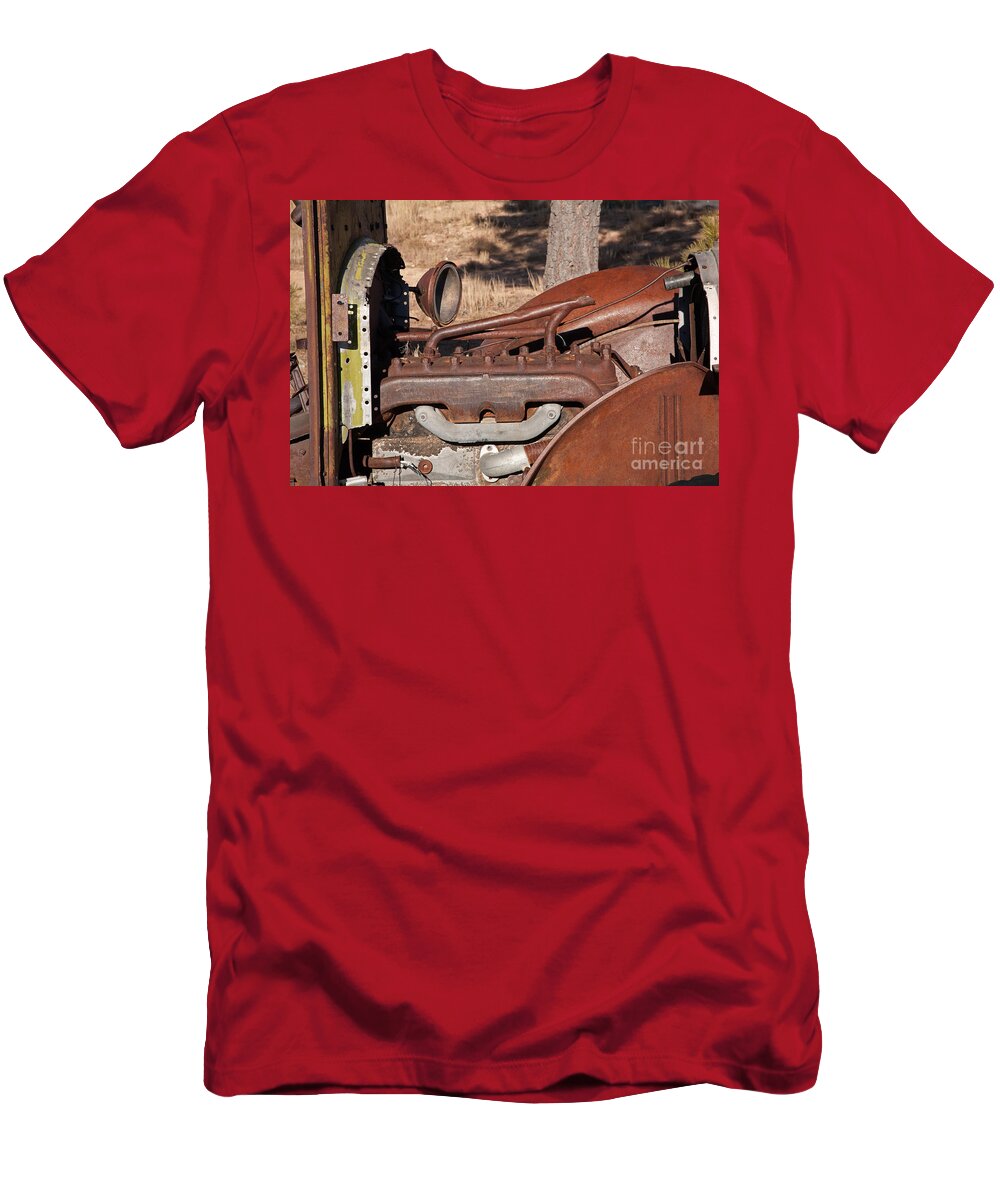 Afternoon T-Shirt featuring the photograph Truck Engine by Fred Stearns