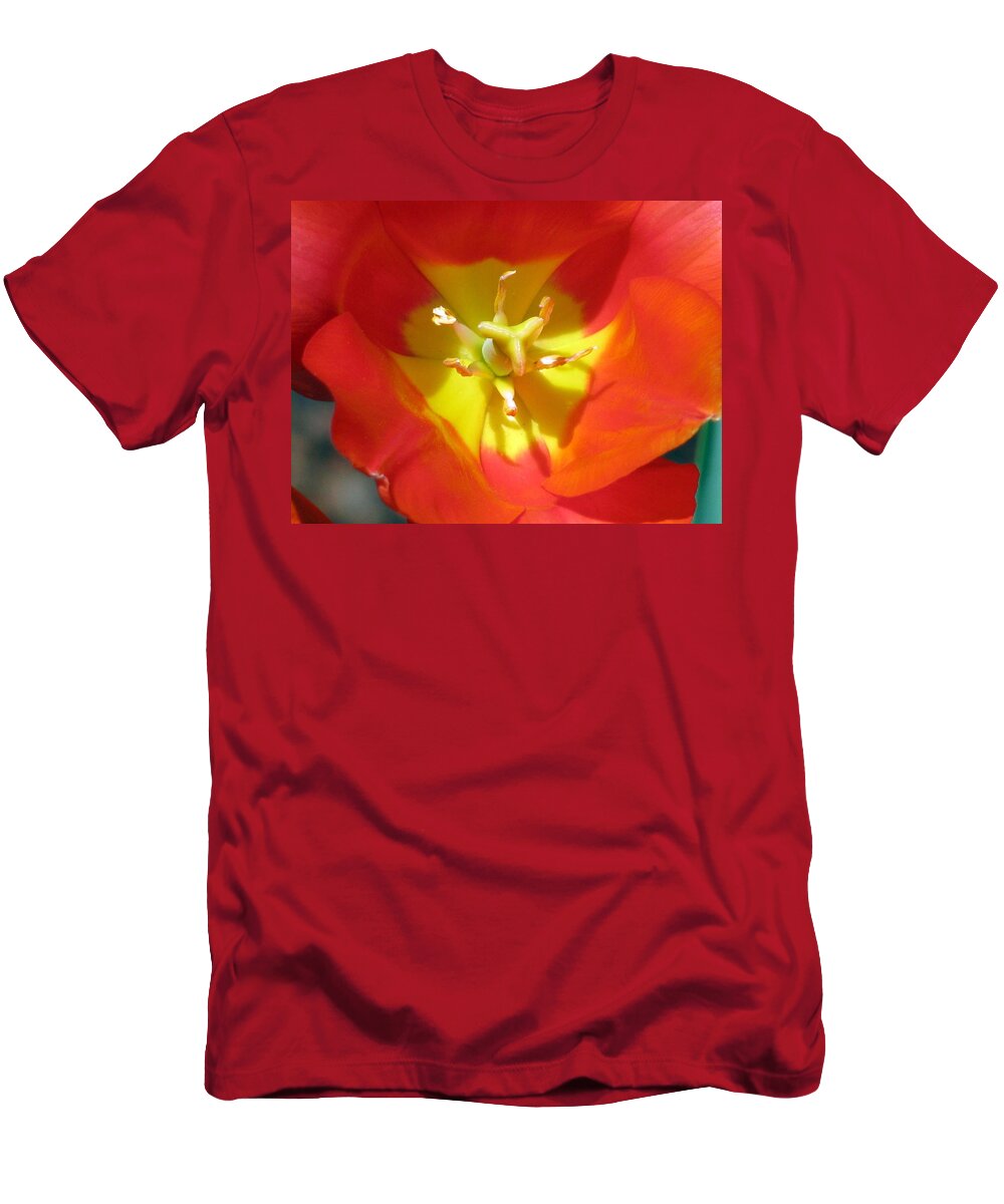 Tulip T-Shirt featuring the photograph Tulips - Enthusiasm 04 by Pamela Critchlow