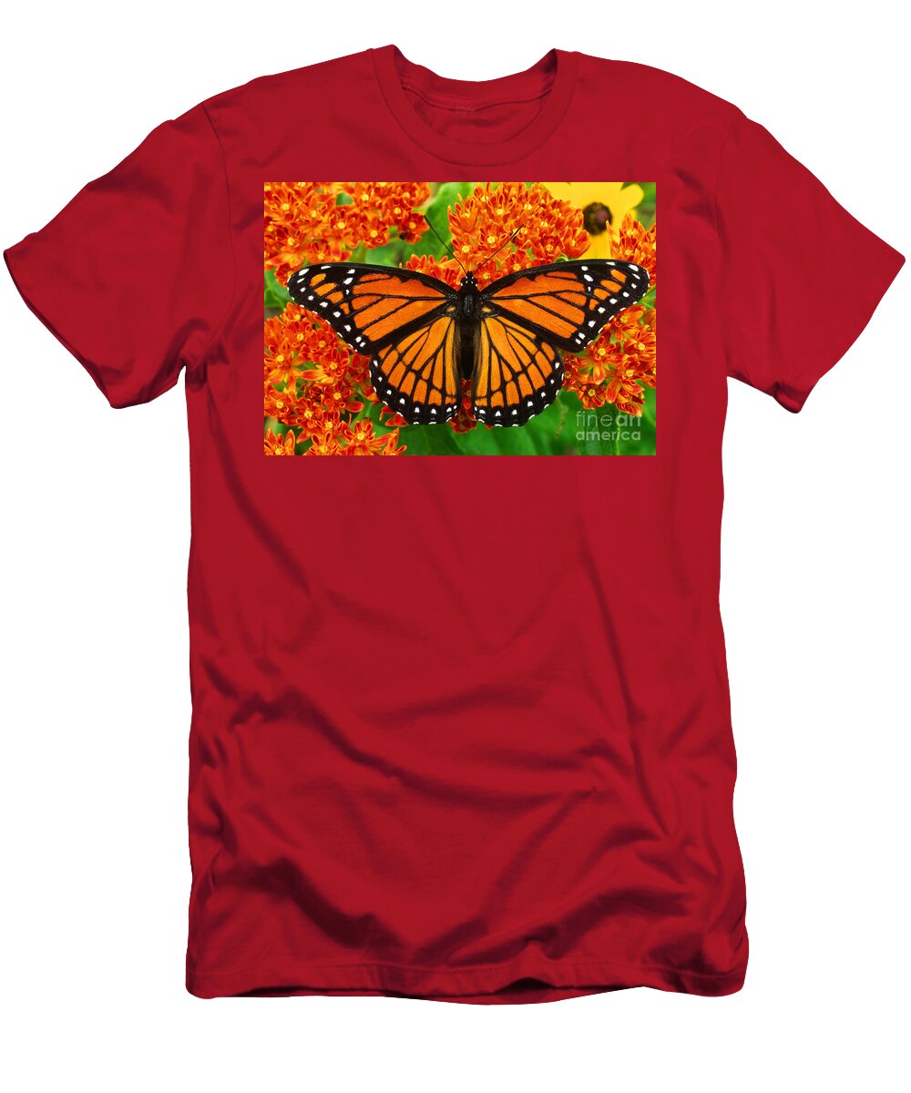 Animal T-Shirt featuring the photograph Viceroy Butterfly by Gary Meszaros
