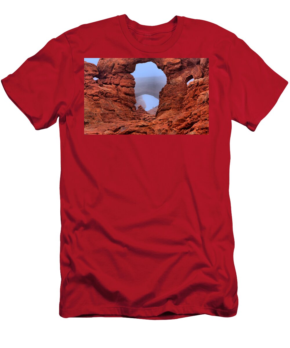 Landscape T-Shirt featuring the photograph Windows by David Andersen