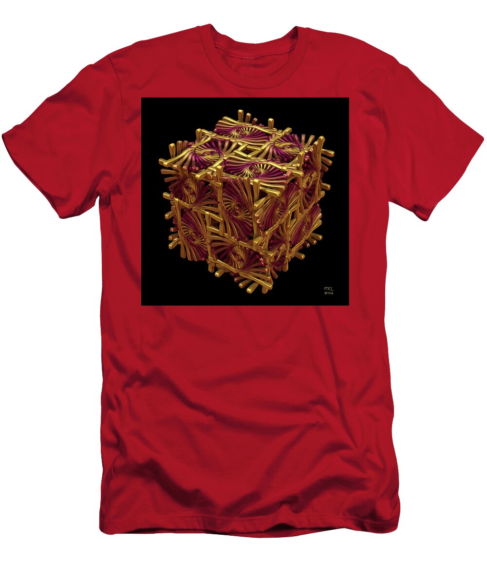 Abstract T-Shirt featuring the digital art XD Box by Manny Lorenzo