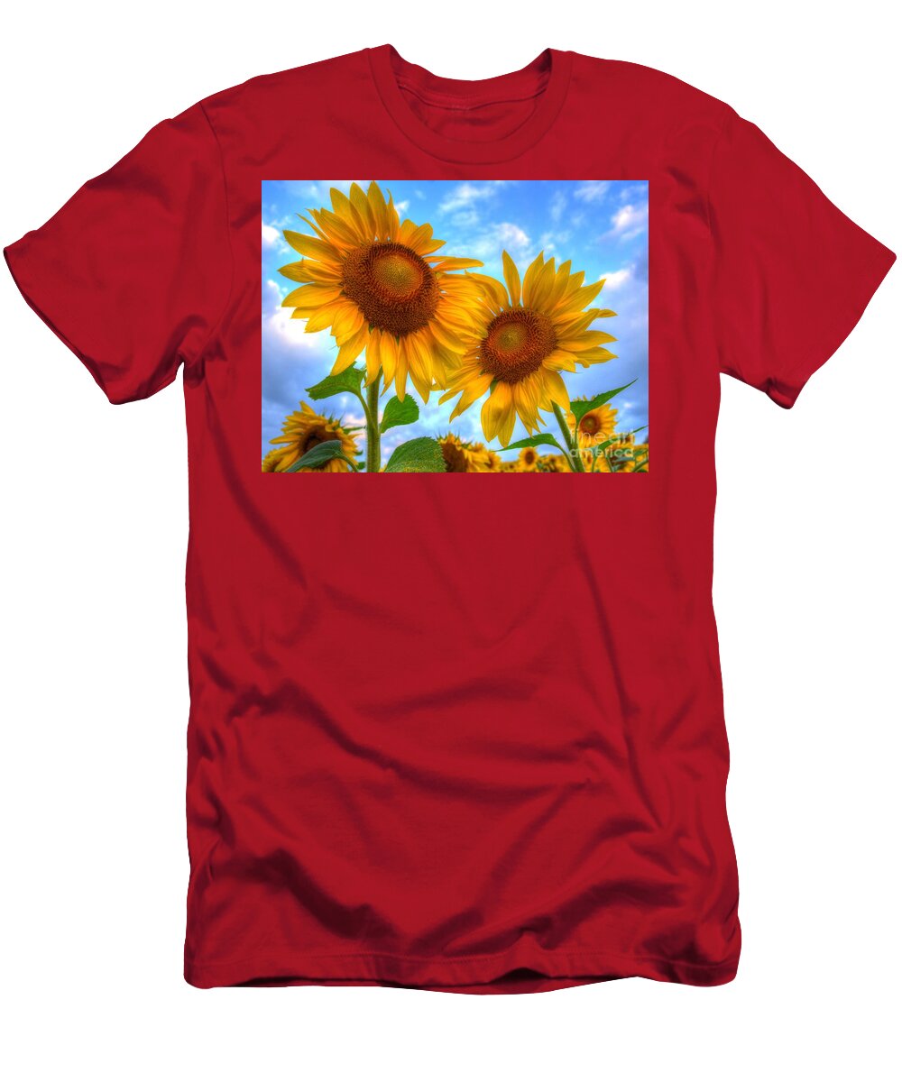 Sunflowers T-Shirt featuring the photograph You are my Sunshine by Debbi Granruth