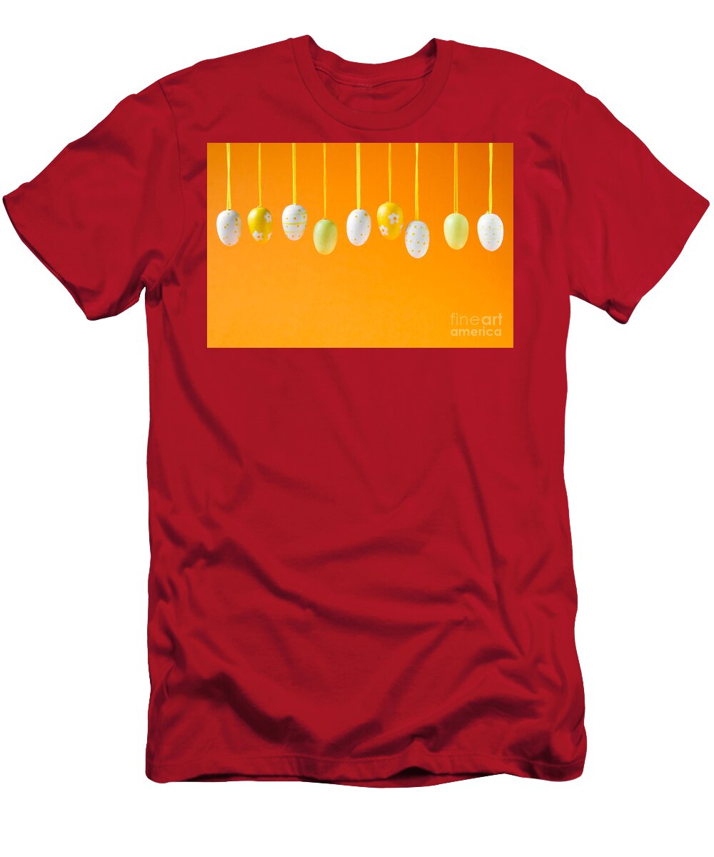 Easter T-Shirt featuring the photograph Easter egg decorations #1 by Kati Finell