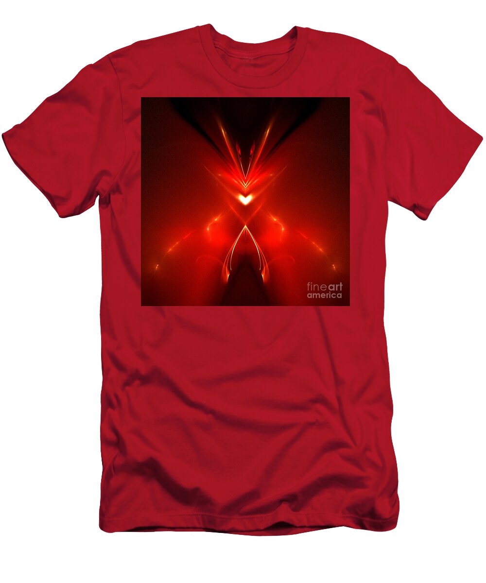 Fractal Digital Art T-Shirt featuring the photograph Abstract Sixty-One #2 by Mike Nellums