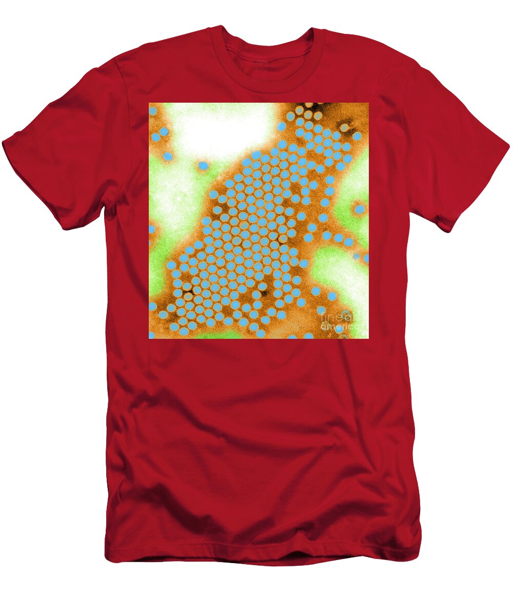 All Use T-Shirt featuring the photograph Poliovirus Type 1, Tem #2 by Science Source