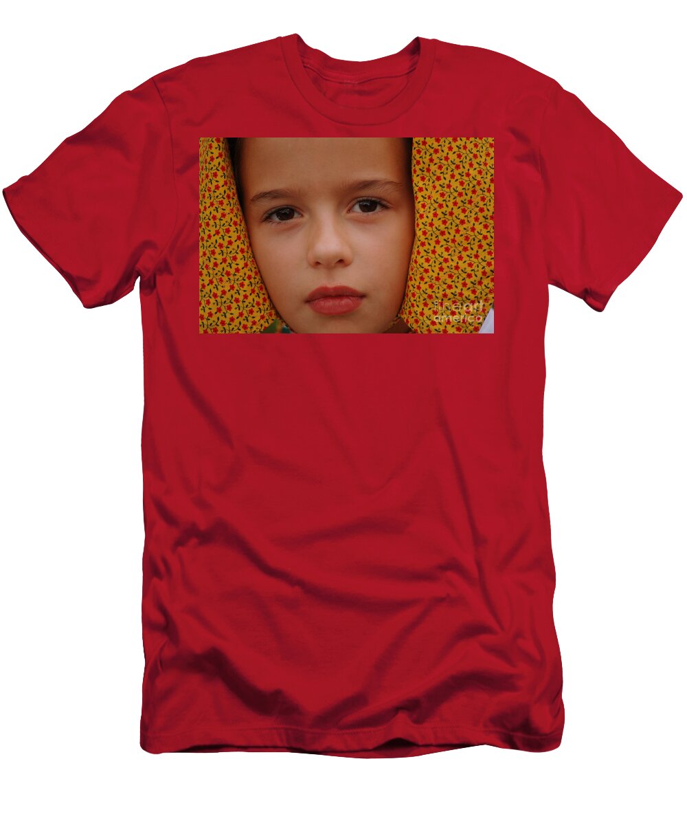 Calico T-Shirt featuring the photograph Calico Girl by Anjanette Douglas
