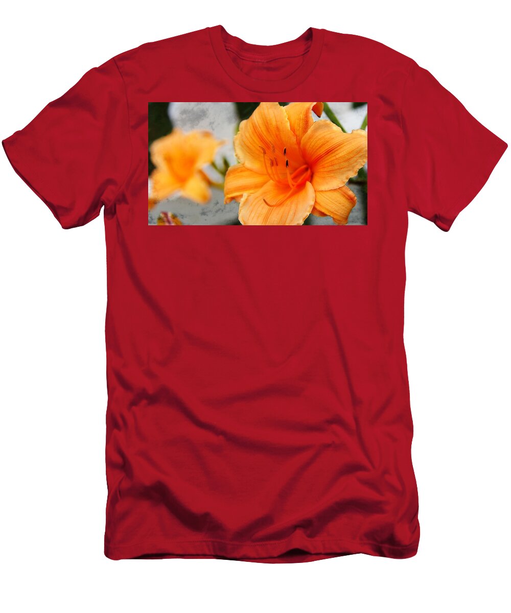 Lily T-Shirt featuring the photograph Garden Lily by Davandra Cribbie