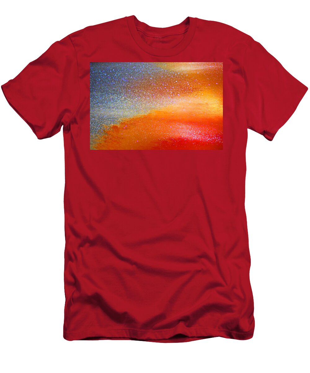 Abstract T-Shirt featuring the photograph Hot and Cold by Kristin Elmquist