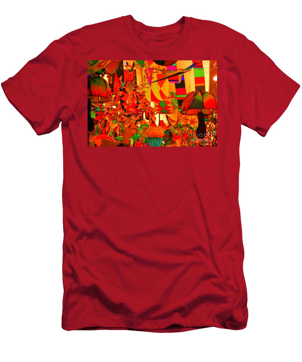 Kites T-Shirt featuring the photograph Kite Kafe by Julie Lueders 