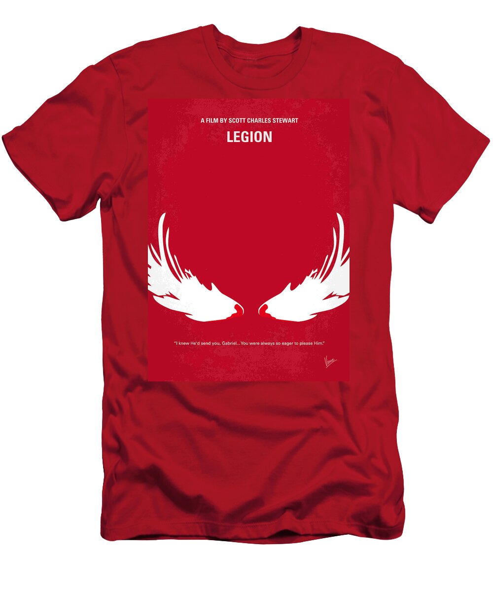 Legion T-Shirt featuring the digital art No050 My legion minimal movie poster by Chungkong Art
