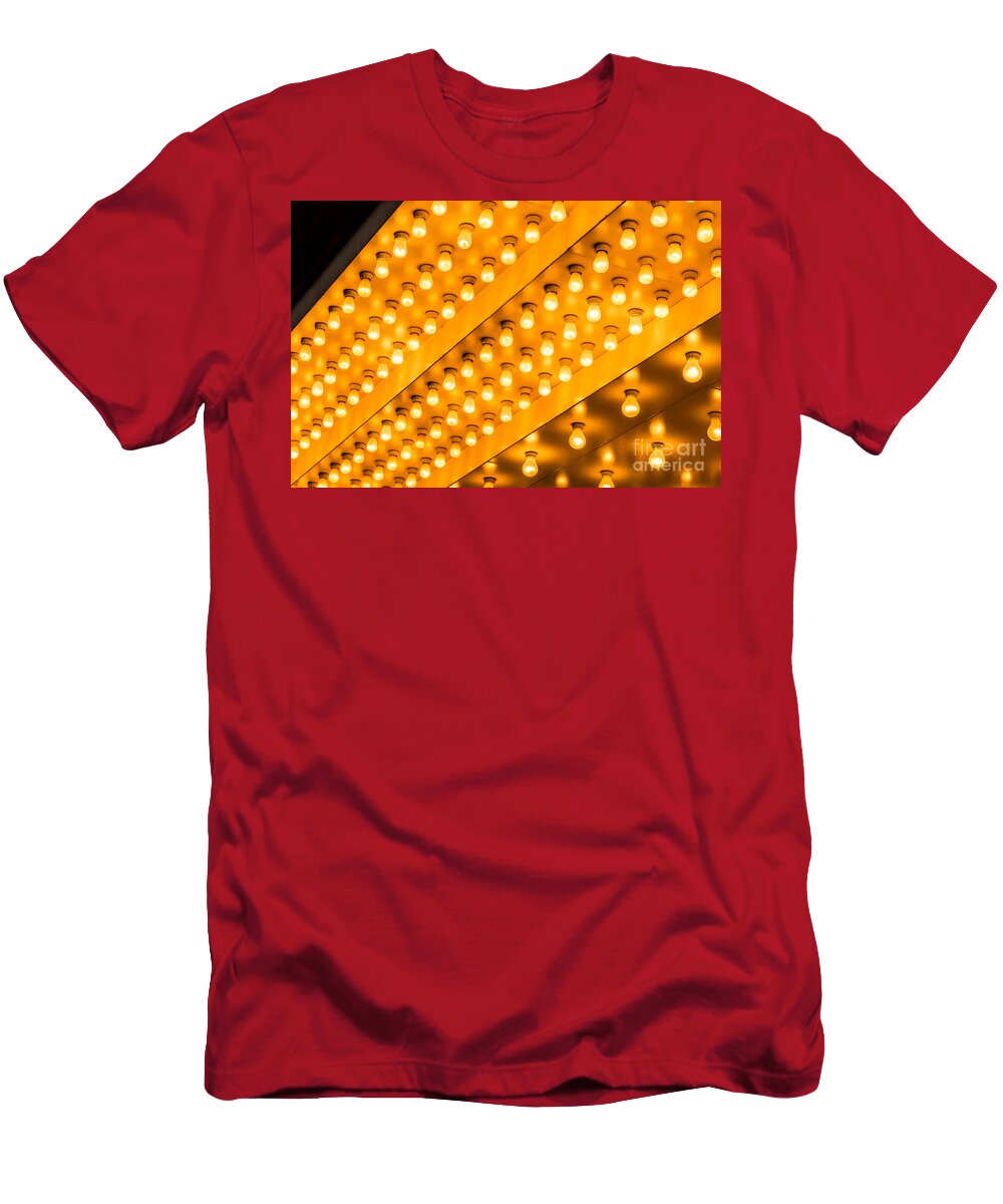 Illuminated T-Shirt featuring the photograph Picture of Theater Lights by Paul Velgos