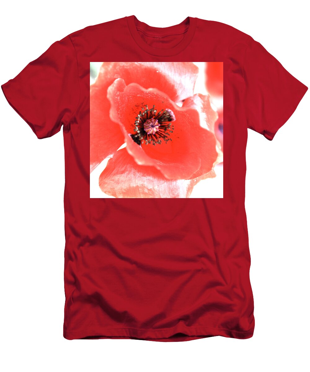 Abstract T-Shirt featuring the photograph Seeping Honor by J C