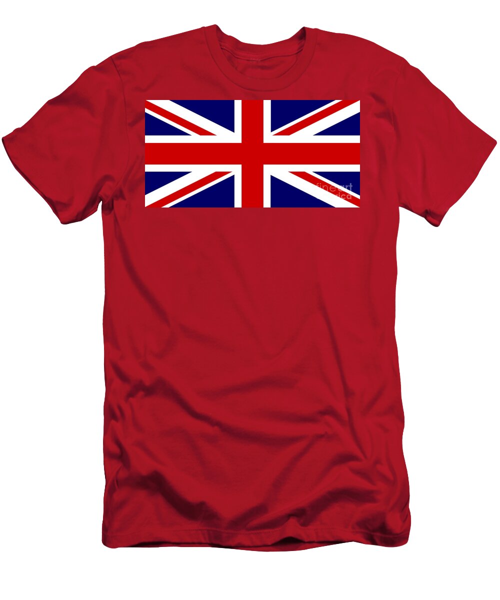 Union Flag T-Shirt featuring the photograph Union Flag by Steev Stamford
