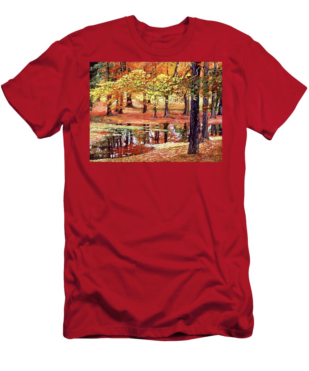 Impressionist T-Shirt featuring the painting After The Rain #1 by David Lloyd Glover