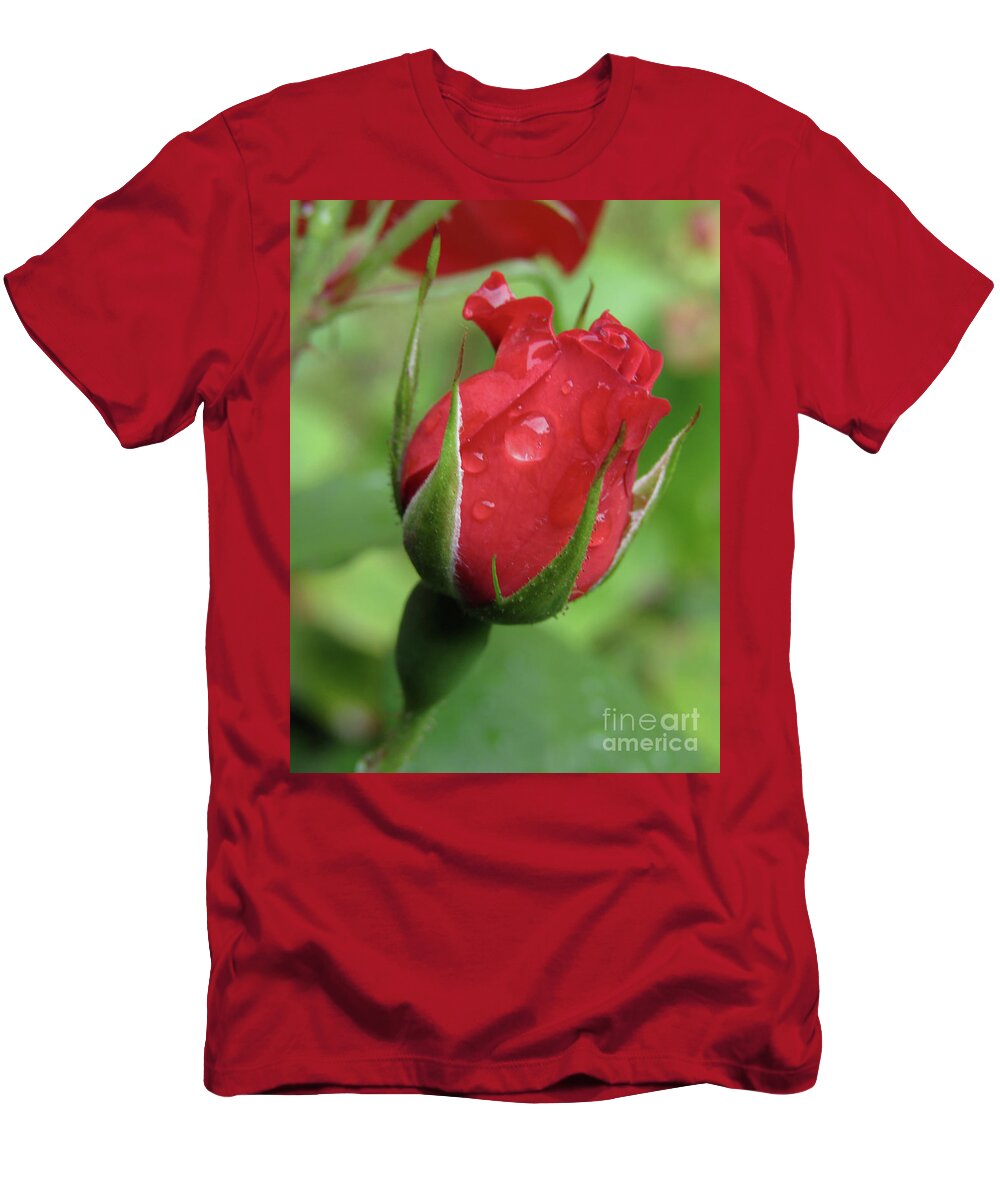 Rosebud T-Shirt featuring the photograph Only You #1 by Kim Tran