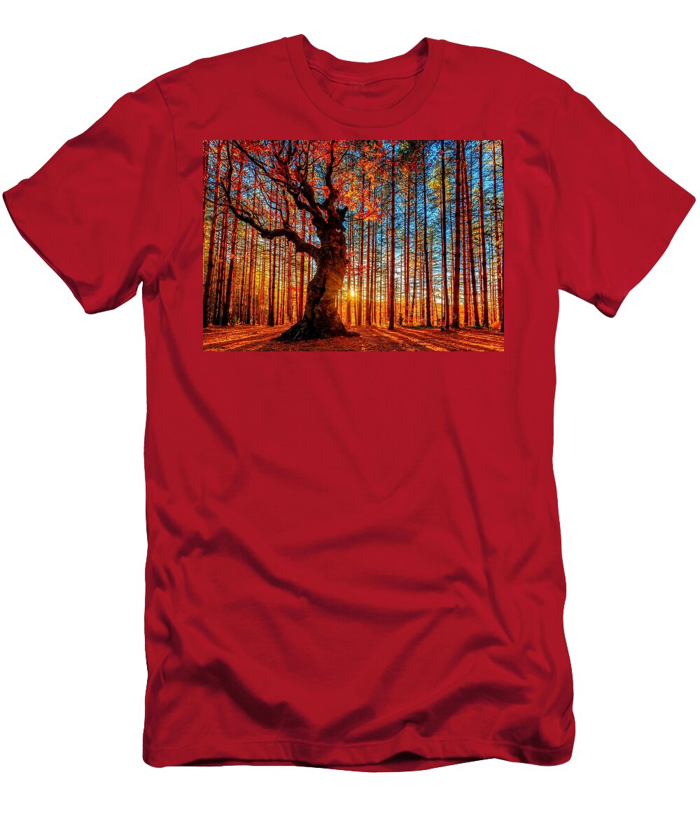 Tree T-Shirt featuring the digital art Tree #1 by Maye Loeser