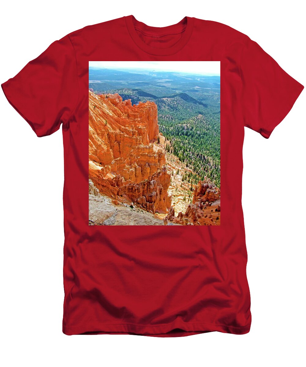Yovimpa Point In Bryce Canyon National Park T-Shirt featuring the photograph Yovimpa Point in Bryce Canyon National Park, Utah #1 by Ruth Hager