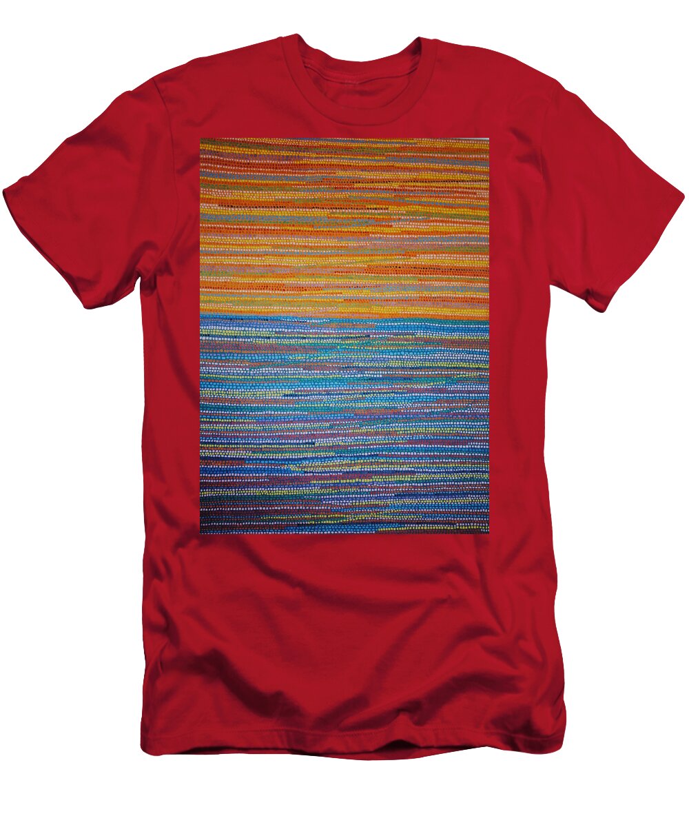 Inspirational T-Shirt featuring the painting Identity #10 by Kyung Hee Hogg