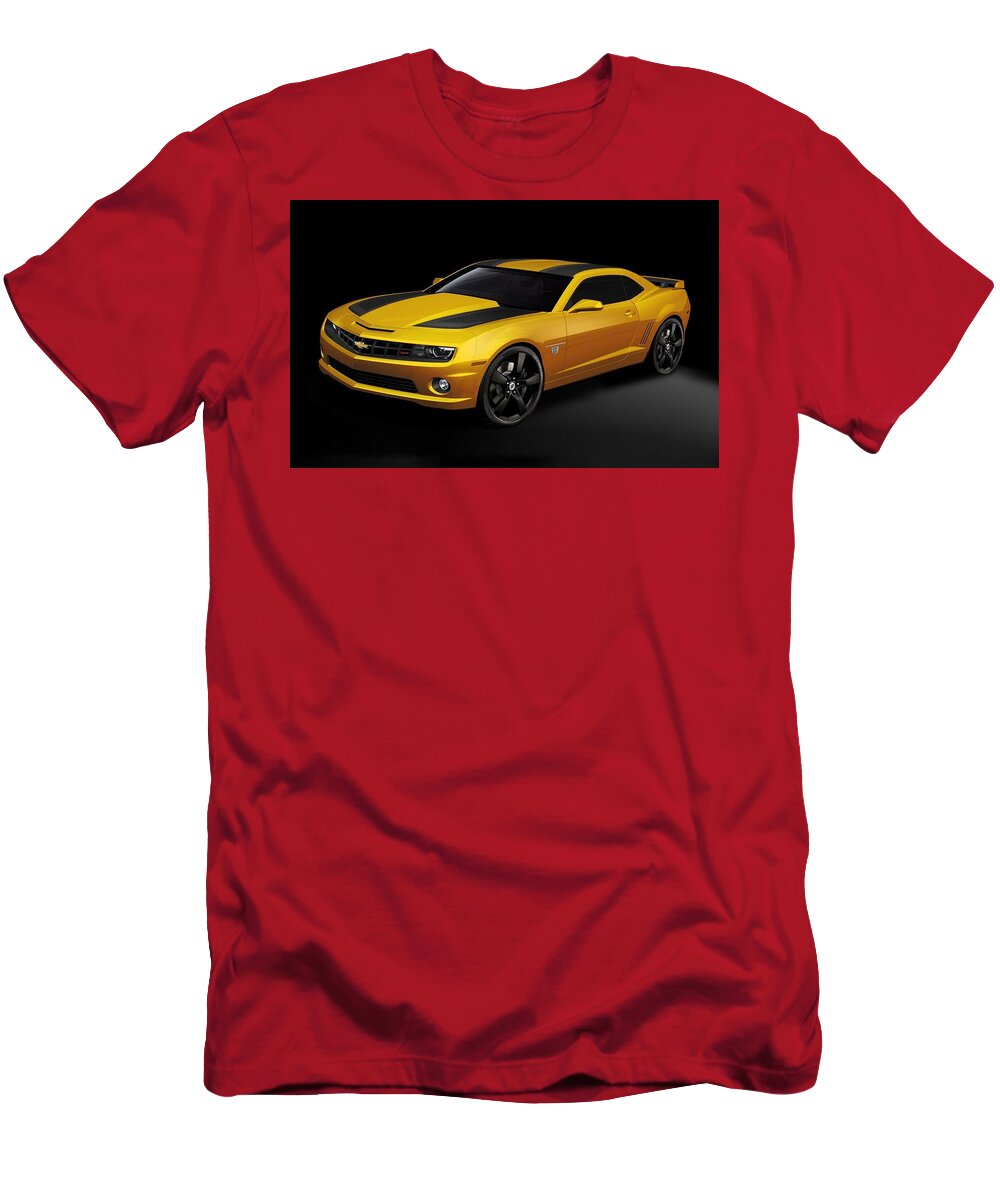 Chevrolet Camaro T-Shirt featuring the digital art Chevrolet Camaro #11 by Super Lovely