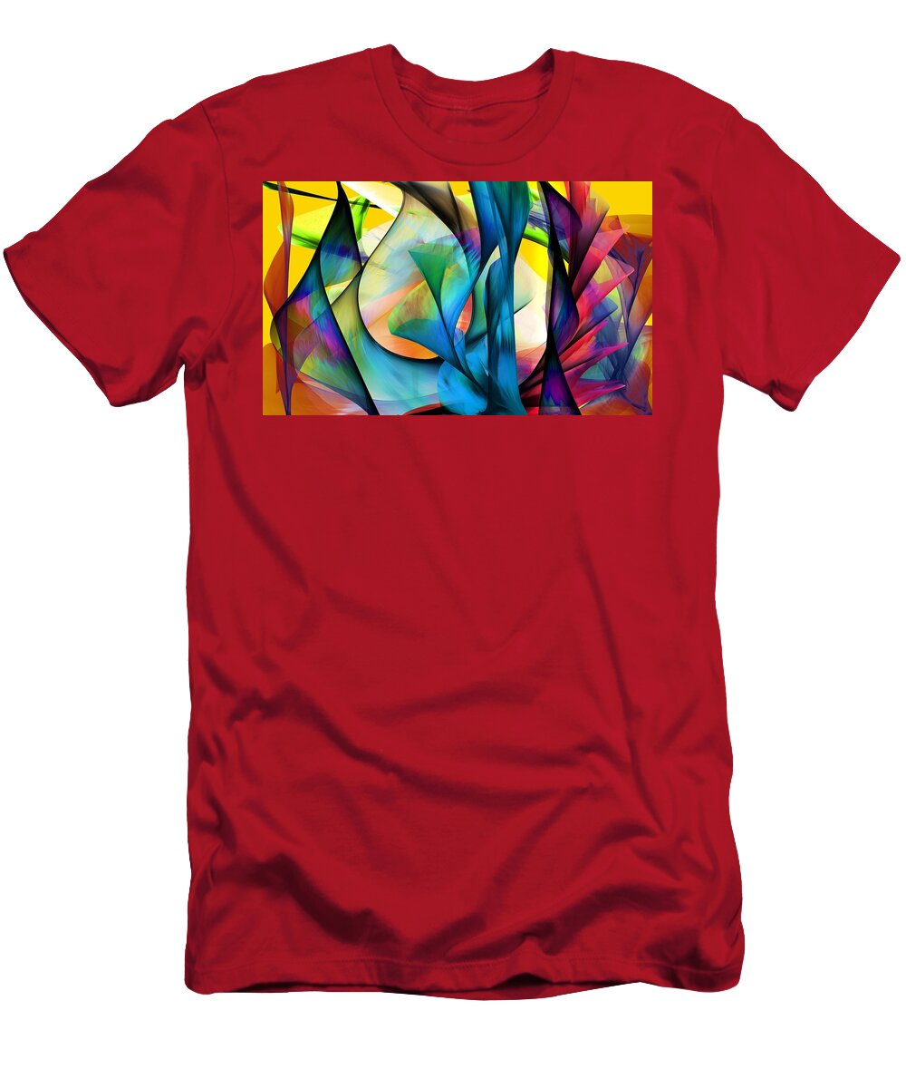Abstract T-Shirt featuring the digital art 120117 Abstract by David Lane