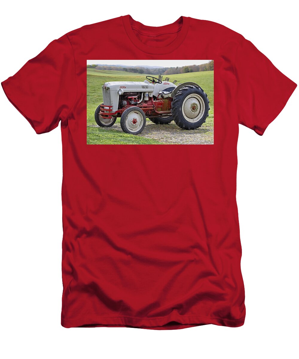 1953 T-Shirt featuring the photograph 1953 Ford Golden Jubilee NAA by Debra and Dave Vanderlaan