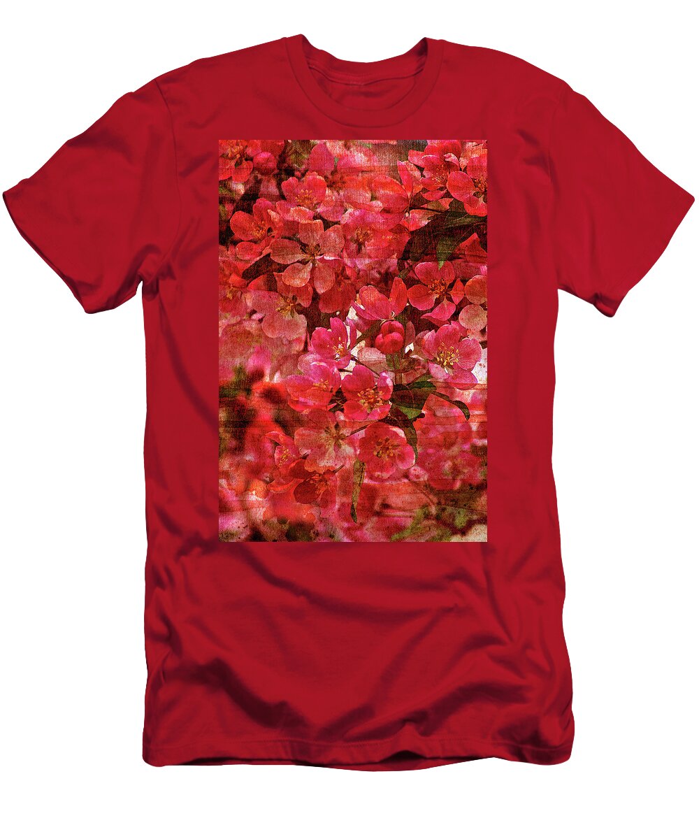 Texture T-Shirt featuring the photograph Texture Flowers #29 by Prince Andre Faubert
