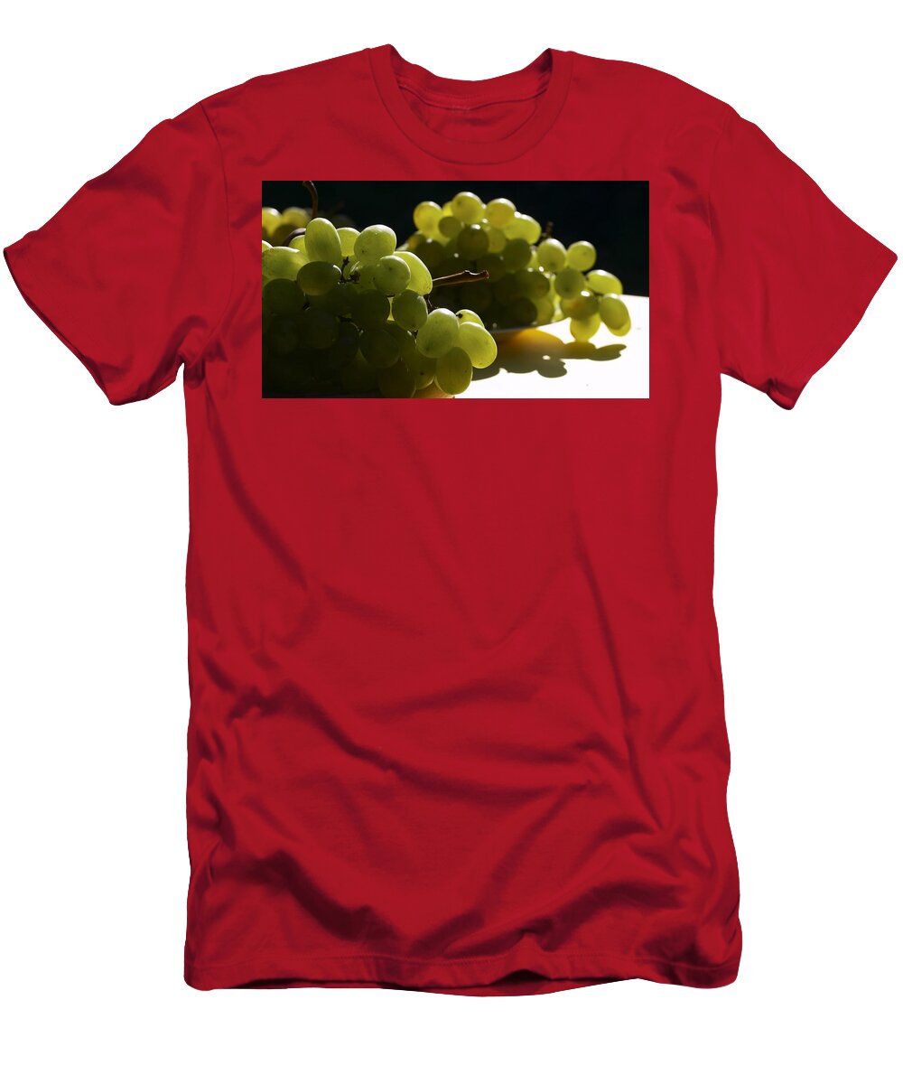 Grapes T-Shirt featuring the photograph Grapes #3 by Mariel Mcmeeking