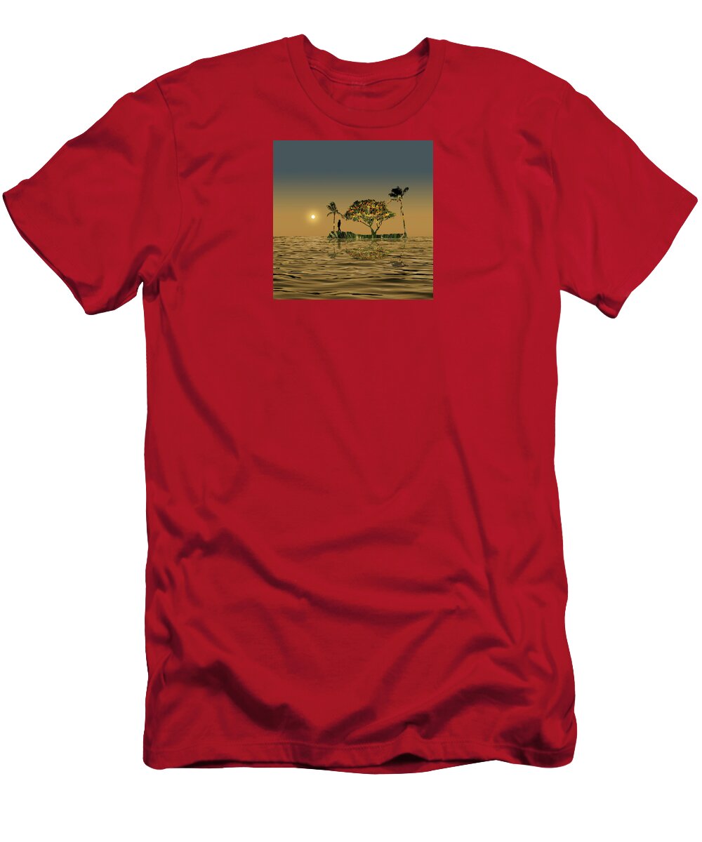 Island T-Shirt featuring the photograph 4423 by Peter Holme III