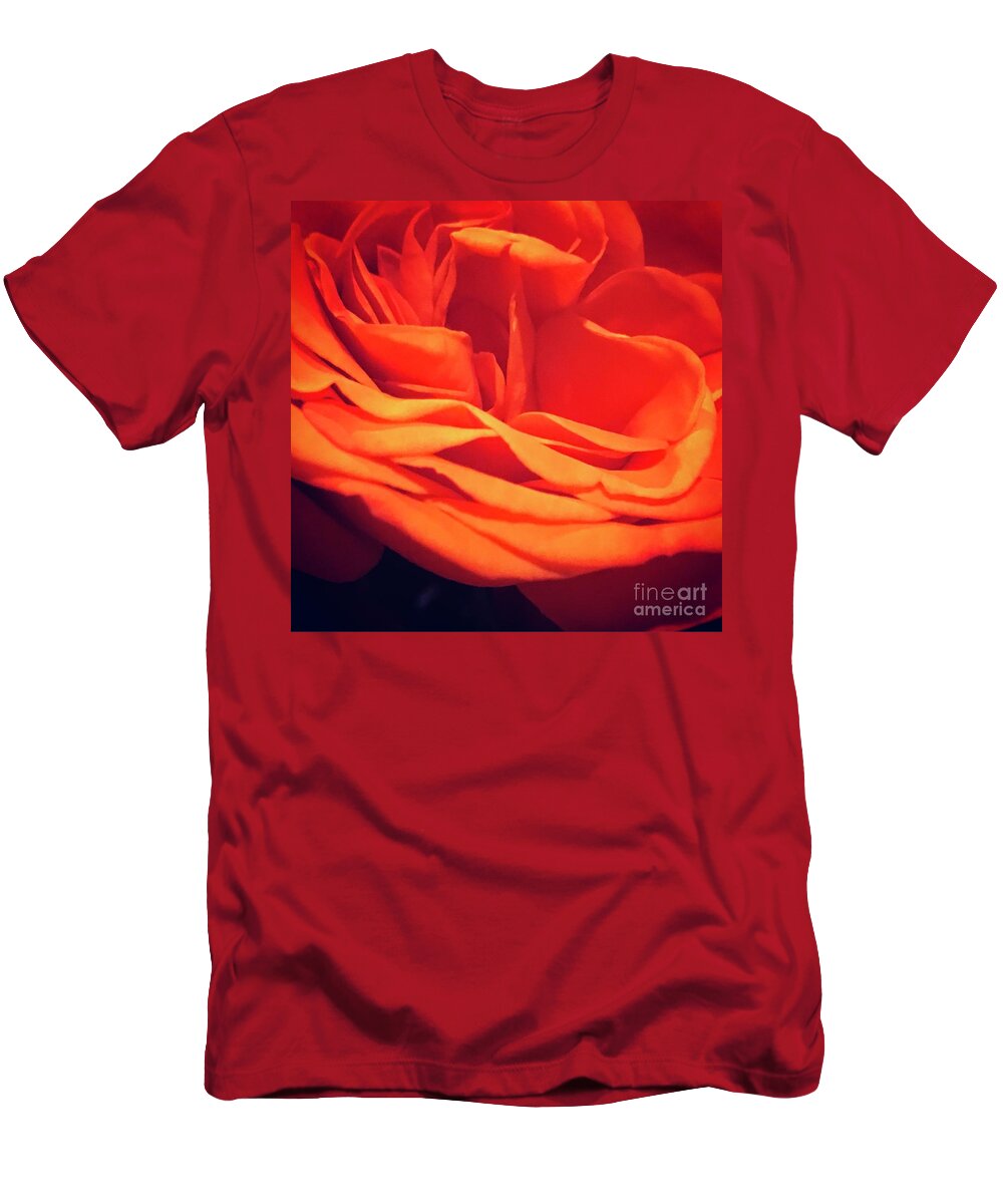 Orange T-Shirt featuring the photograph Flower by Deena Withycombe