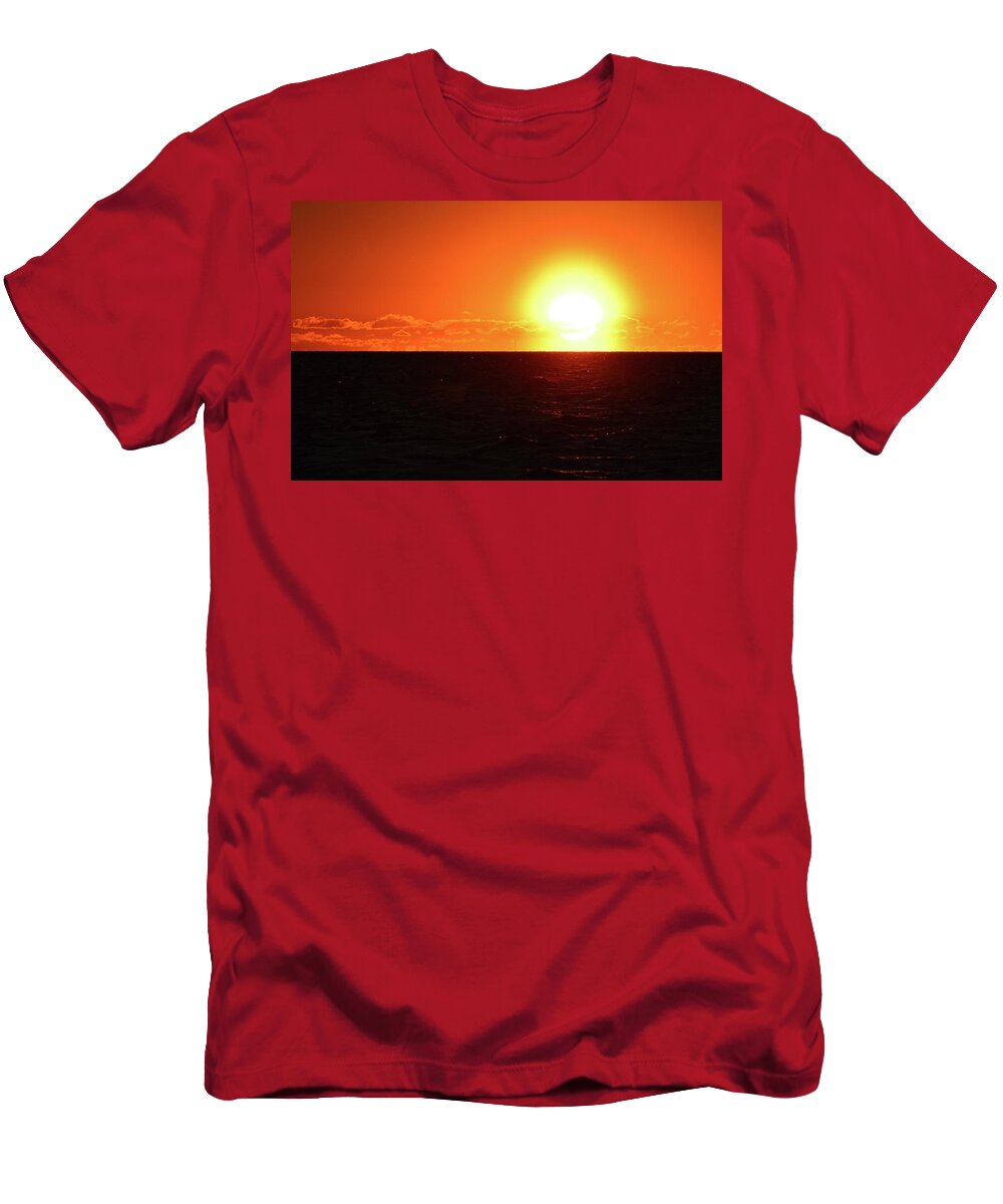 Abstract T-Shirt featuring the photograph 5.37.48 AM June 12-2016 #53748 by Lyle Crump