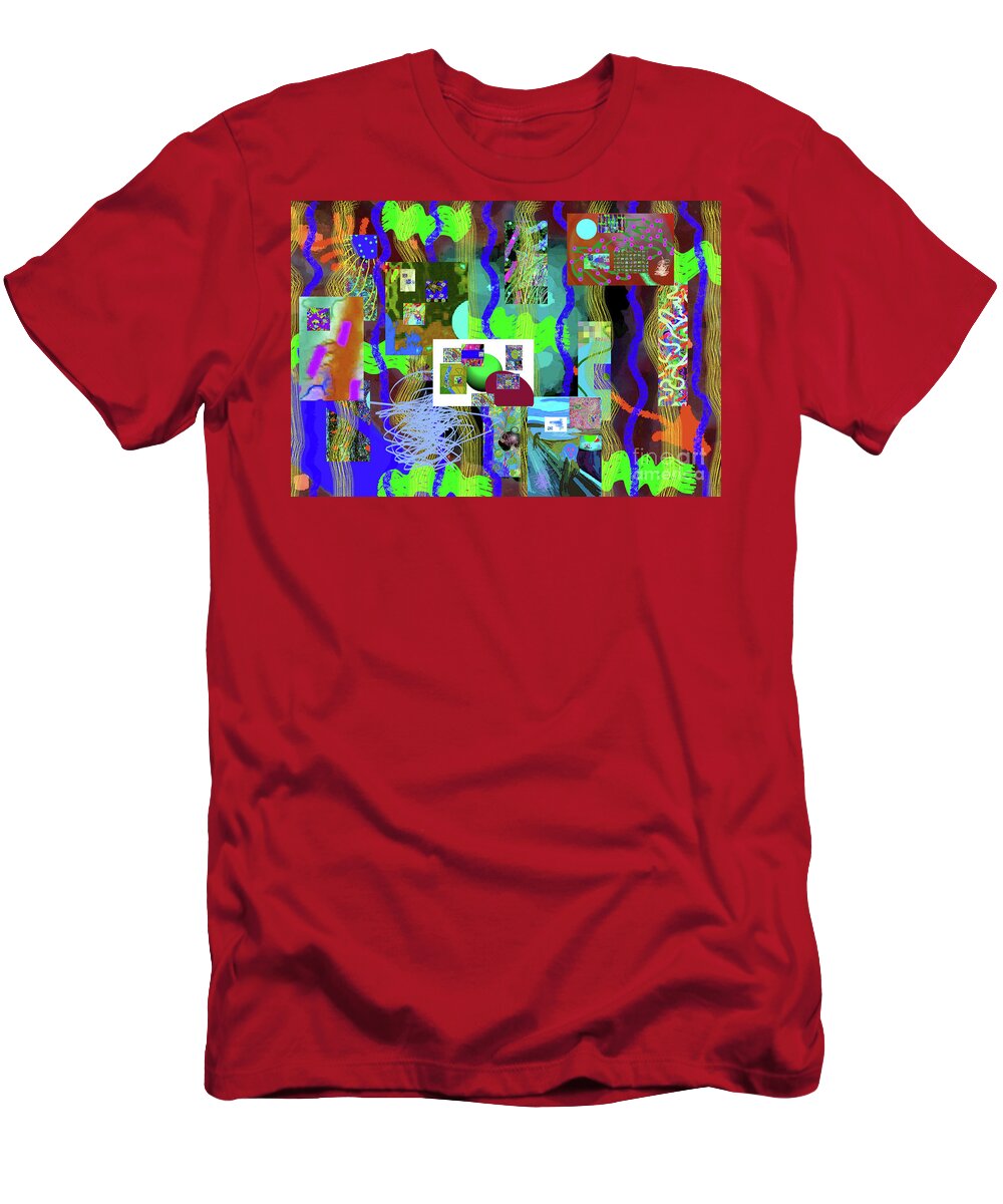 Walter Paul Bebirian T-Shirt featuring the digital art 6-20-2015dabcdefghijk by Walter Paul Bebirian