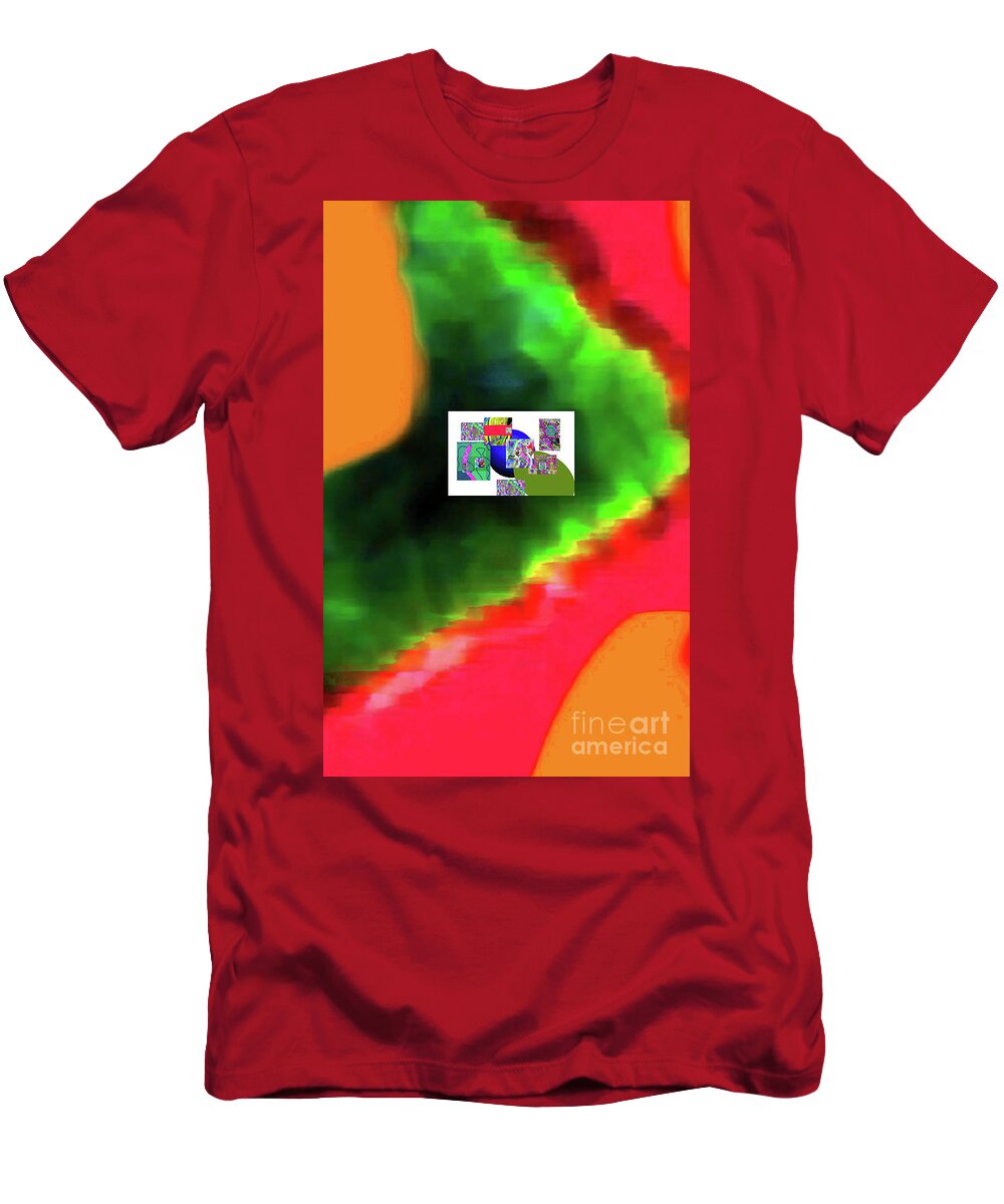 Walter Paul Bebirian T-Shirt featuring the digital art 6-20-2015h by Walter Paul Bebirian