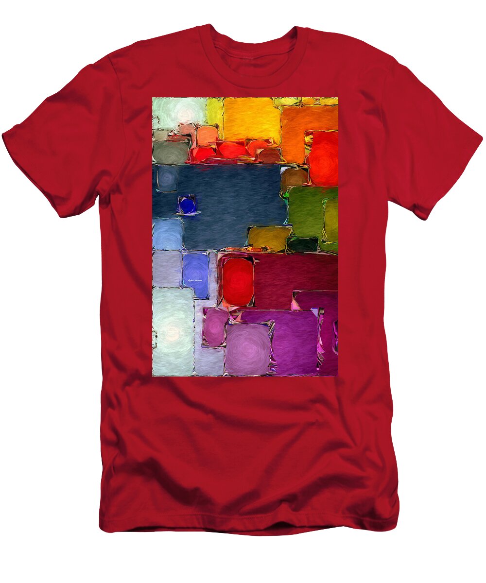 Rafael Salazar T-Shirt featuring the digital art Abstract 005 by Rafael Salazar