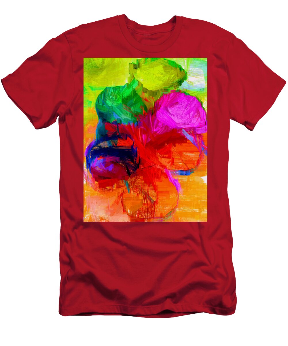  T-Shirt featuring the digital art Abstract 23 by Rafael Salazar